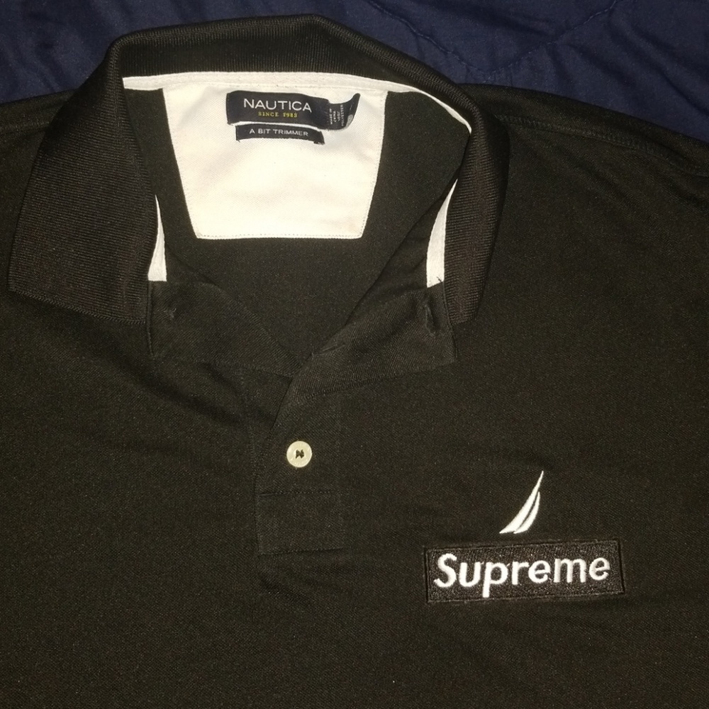 *Custom* Nautica x Supreme polo